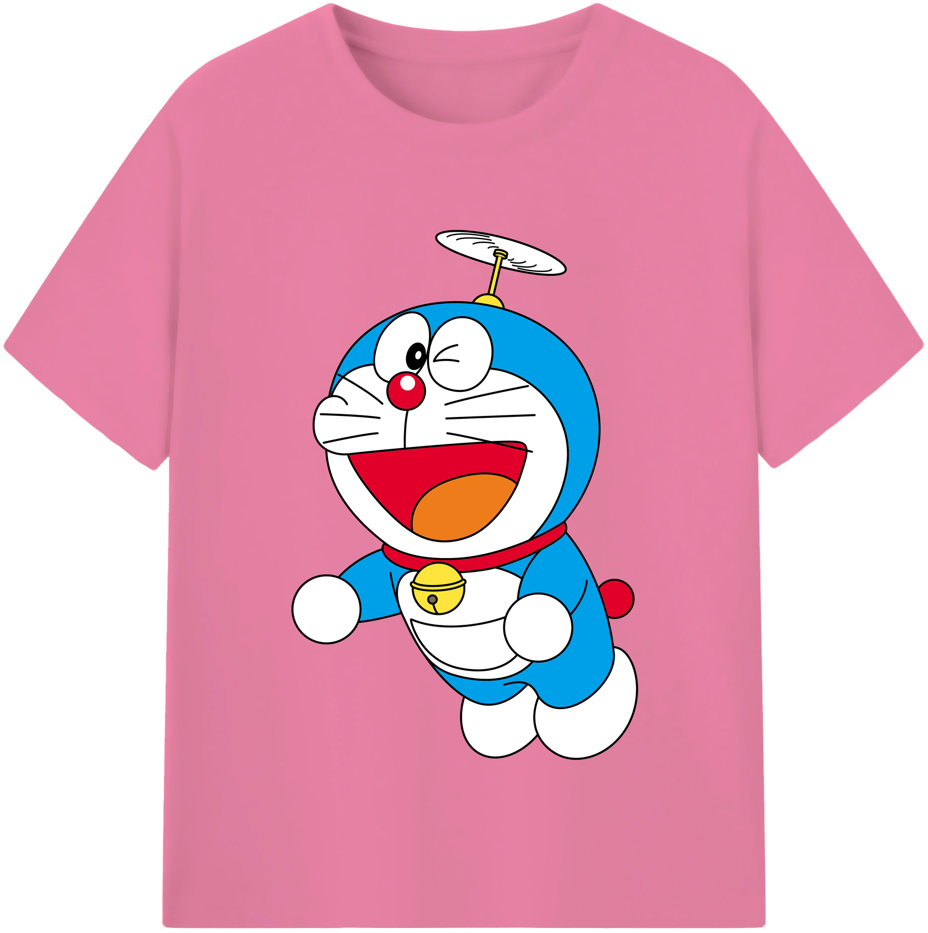 （画像用） ドラえもん Doraemon 綿100％半袖Tシャツ（フロントプリント）